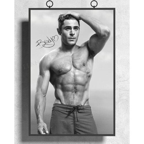 H160 Zac Efron Movie Actor Star 02 Wall Sticker Silk Poster Art Home Decoration