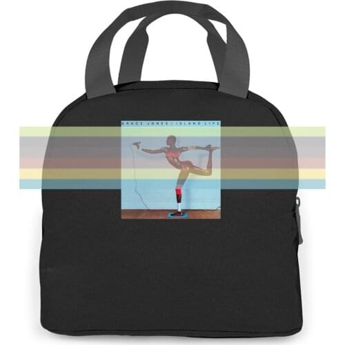 Grace Jones Island Life Rock Music Band CD Unisex GJ3 New Arrival New women men Portable insulated lunch bag adult