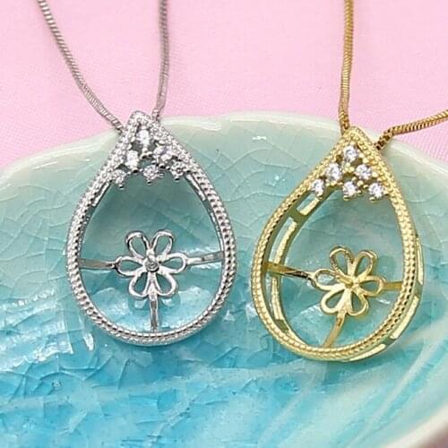 Nice Fashion Pendant Mounts, Pendant Findings Settings Jewelry Parts Fittings Accessories for Pearls, Corals, Jade Beads, Stones