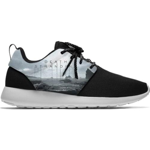 Game Death Stranding Hot Funny Fashion personality Sport Running Shoes Lightweight Breathable 3D Printed Men women Mesh Sneakers