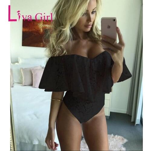 Liva girl Bodysuits For Women With Open Shoulders