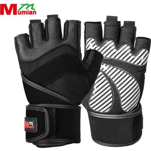 Upgraded Workout Weight Lifting Gloves with Wrist Support Gym Training Palm Protection for Fitness Exercise Pull ups 1pair