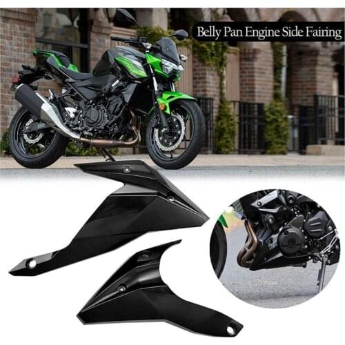 Motorcycle Lower Engine Spoiler Cowling Protection Fairing for Kawasaki Z400 Bellypan Belly Pan 2018-2021