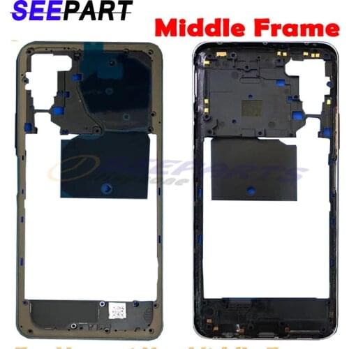 NEW Original For Huawei Y7a Middle Frame Plate Housing Bezel LCD Support Mid Faceplate Bezel For Huawei Y7a Middle Frame
