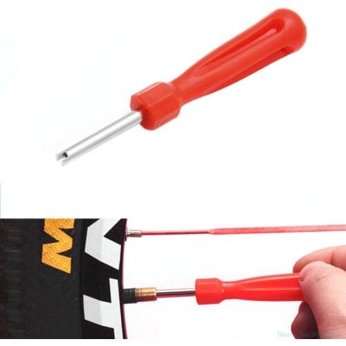 New Bike Bicycle MTB Schrader Valve Gas Nozzle Removal Screwdriver Tire Repair Tool practical Drop Ship