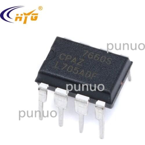 Original Authentic ICL7660SCPAZ Encapsulation DIP8 Monolithic CMOS Voltage Conversion IC 1.5 - 12V