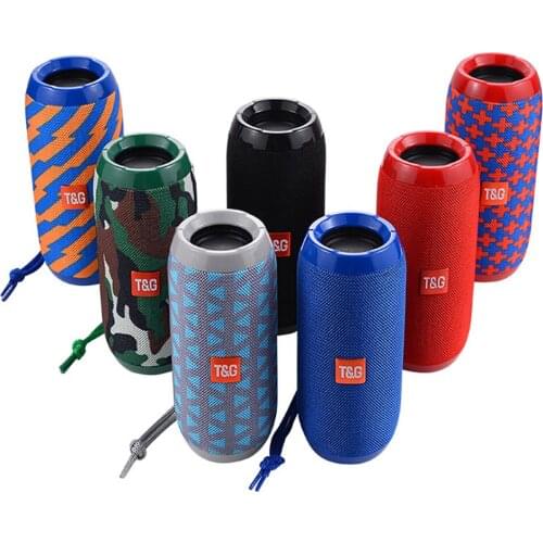 Portable Bluetooth Compatible Speaker Wireless Bass Column Outdoor Waterproof Speakers USB AUX TF Subwoofer