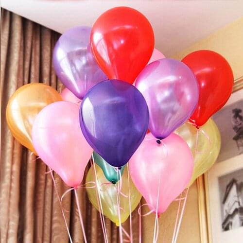 10Pcs 10inch 1.5g Pearl Latex Balloons Happy Birthday Party Wedding Valentines Day Decoration Balloon Kids Toy Air Balls Globos