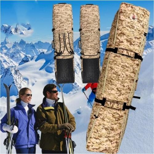 166cm Camouflage Snowboard/Skis Bag Without Wheels | Skis Bag Snowboard Backpack large Capacity