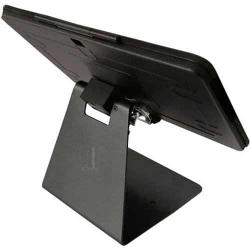 Aluminum 10.1 inch tablet holder security for Samsung tab A 2019 T510/T515 table commercia display