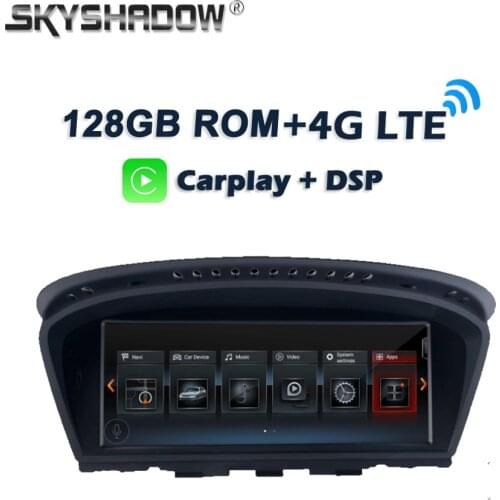 8.8" DSP Android 10.0 4GB + 128GB IPS Carplay Car Radio GPS WIFI Bluetooth RDS Radio For BMW E60 E61 E63 E64 E90 E91 E92 CCC CIC