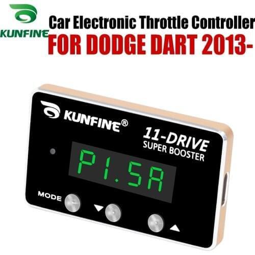 KUNFINE Car Electronic Throttle Controller Racing Accelerator Potent Booster For DODGE DART 2013-After Tuning Parts
