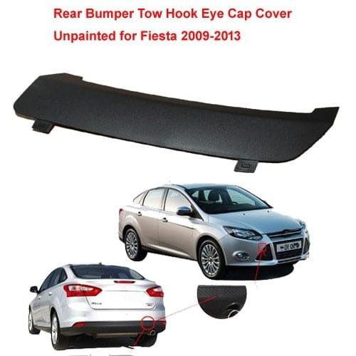 Car Rear Bumper Tow Towing Eye Hook Cover Fits For Ford Fiesta MK7 2009-2013 Rear Bumper Tow Towing Eye Hook Cover Cap