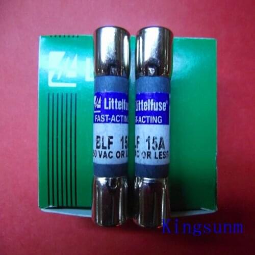 Free shipping 10pcs BLF 15 American Littelfuse fuse / fuse 10*38 genuine 15A 250V