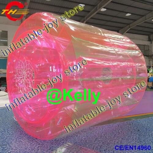 Free air shipping floating water roller, PVC high quality Water Roller Tube roller, cheap inflatable water roller ball for sale