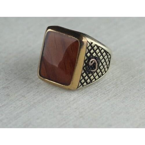 Big Stone, Mens Rings, the Ottoman Empire, Turkey, Seljuk and Islamic Culture, Ring, mecca, Allah, Prophet Muhammad, the Kaaba