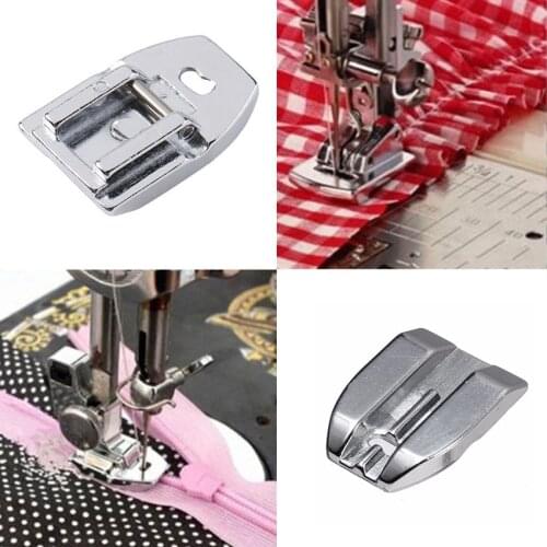 Household Sewing Machine Parts Presser Foot #7306A Concealed Invisible Zipper Foot for singer brother janome juki toyota