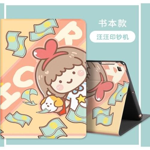 For Huawei MatePad 10.4 10 4 Case Cover BAH3-W09 AL00 Cartoons Painted Leather Stand for Huawei Mate Pad Pro 10.8 Tablet cover