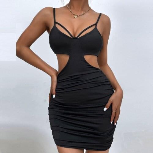 FairyShely Black Summer Dresses