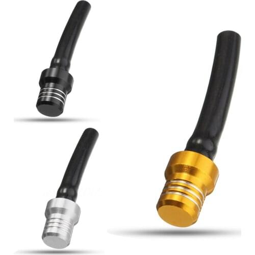 Gas Fuel Tank Cap Valve Vent Breather Hose Tube For ATV PIT Dirt Bike Color:gold