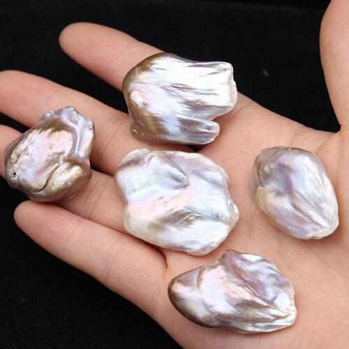 2021 New Freshwater Pearl Tail Bead Irregular Non-porous Natural Pearl Jewelry Making DIY Necklace Earring Accessories 1PC Gift