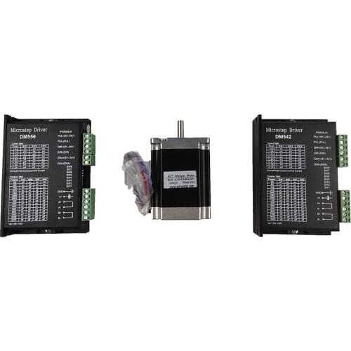 CNC kit DM542/DM556 stepper motor driver Motor speed controller nema23 two-phase stepper motor 1.8nm 4-wire motor