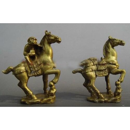 New Pure Copper Horse Feng Shui Special Ornaments Chinese Home Animal Decoration Supplies Creative Craft Holiday Gift Lucky