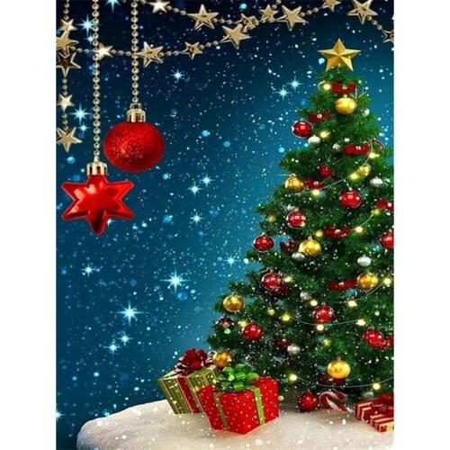 Full square/round diamond 5D DIY diamond painting "Christmas tree gift" embroidery cross stitch 5D home decoration gift