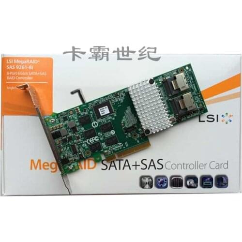 Brand new original LSI MegaRAID SAS 9261-8i 6GB array card, RAID card, support 6T