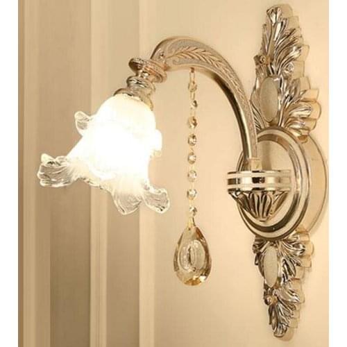 Led k9 Crystal Wall Sconce Lamp led Wall Light Bedroom Living Room Bedside lamp Hotel Sconce LED Mirror Light Bathroom Lamps