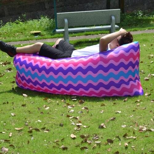 Outdoor Inflatable Sofa Lazy Portable Beach Picnic Travel Camouflage Air Ieisure Recliner Garden Furniture