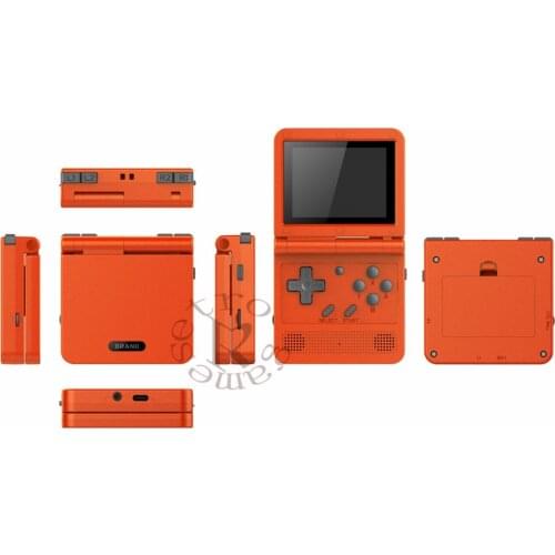 V90 3inch IPS screen Flip Handheld console OS open linux system game console 16 simulators retro PS1 kids gift 3D new 64bit game