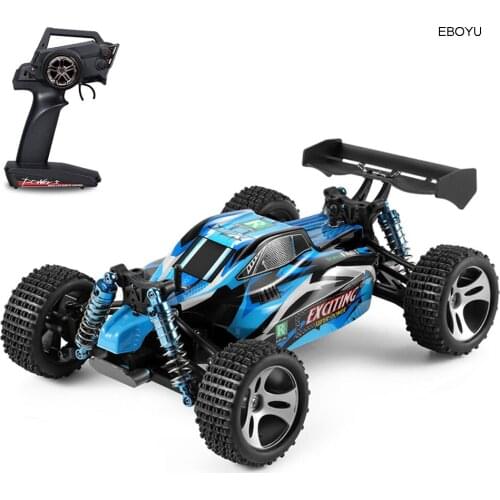 WLtoys 184011 RC Car 1:18 Scale 2.4GHz Remote Control Car 4WD 30km/h High Speed Racing Car Off-Road Buggy Drift Car RTR Toys