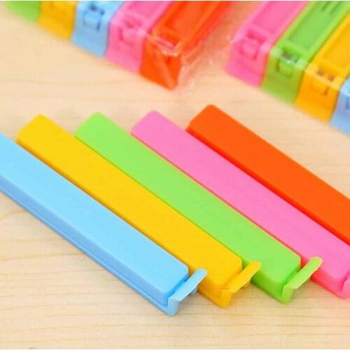2021 New Kitchen Storage Food Snack Seal Sealing Bag Clips Sealer Clamp Plastic Portable Keep Food Fresh Storage Sealing Clip
