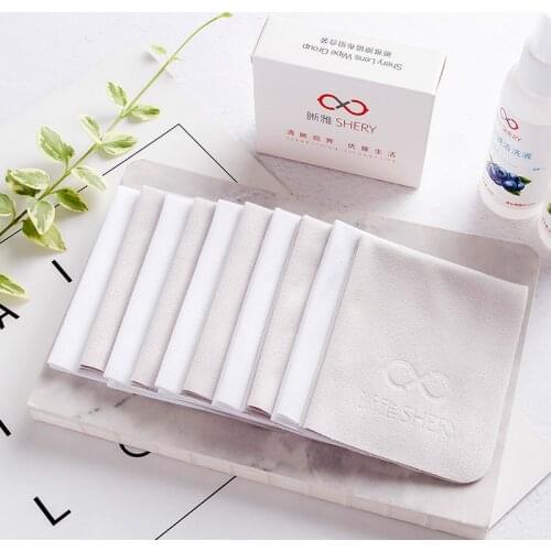 10 pcs Glasses cloth soft cotton deer skin high-grade professional wipe mobile phone screen cleaning cloth