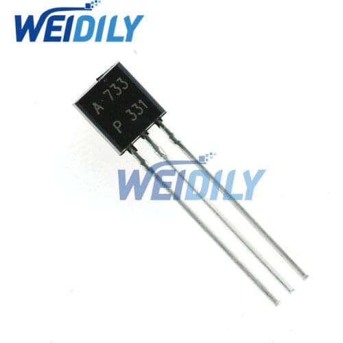 100PCS/Lot A733 2SA733 TO-92 Triode Transistor PNP Original New Triode Wholesale Electronic