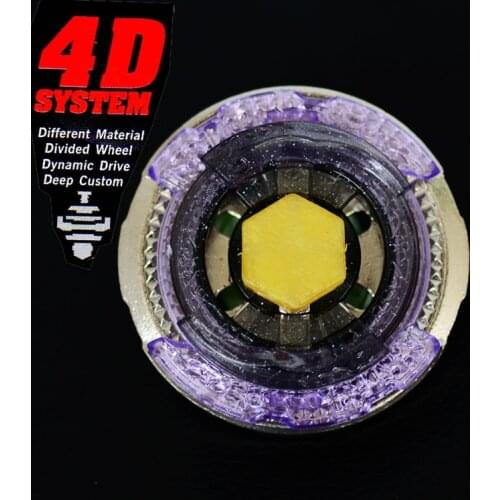 4D Beyblades Metal Spinning toy Tops Gyro Launcher Set Scythe Kronos BB113