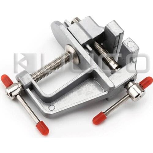 5 PCS/LOT Small Jeweler Clamp On Table Bench Vise/Portable Clamp/Mini DIY Tools/Hand Tools Aluminum Miniature Fixture Clamp