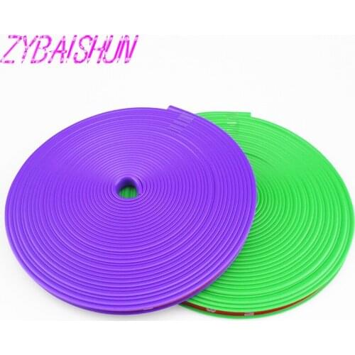 ZYBAISHUN 8 m car wheels trim strips for Volkswagen vw POLO Tiguan Passat CC Golf GTI R20 R36 EOS Scirocco Jetta Bora