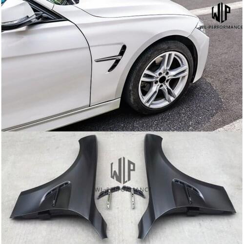 F30 F35 Fiber Iron Unpainted Material Front Side Fenders Car Styling For BMW F30 F35 316i 320i 328i 12-19