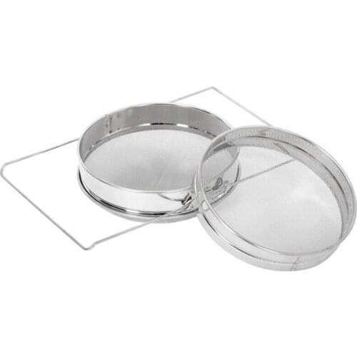 Stainless Steel Honey Filters,Double Sieve Honey Strainer Honey Extractor Beekeeping Equipment Mesh Filter Honey Tool