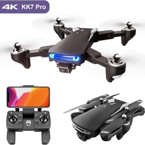 KK7 pro UAV HD 4K aerial photography professional GPS positioning folding quadcopter cross-border remote control aircraft