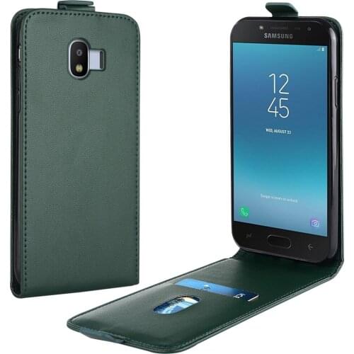 Flip Up and Down Leather Case for Samsung Galaxy J2 2018 Case SM-J250F Vertical Cover for Samsung J2 2018 Case Phone Bag