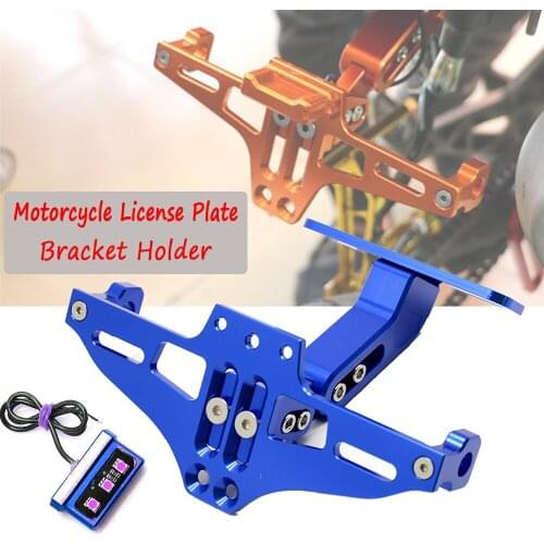 Motorcycle License Plate Bracket Licence Plate Holder Frame Number Plate For 690 390 125 RC 390 125 250 SMC 1190