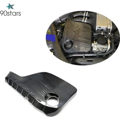 Engine Cover in Bonnet for BMW F80 M3 F82 F83 M4 2014 - 2018 Carbon Fiber Auto Hood Bonnet Protector