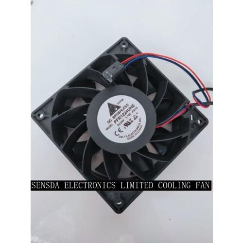 For Delta Electronics PFR1224UHE CE75 DC 24V 1.75A 120x120x38mm 3-Wire Server Cooler Fan