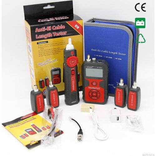 NOYAFA NF-858C Trace Cable Line Locator RJ45 Wire Cable Tracker Finder Network Cable Tester BNC Measure Cable Length