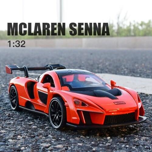1:32 Mclaren Senna Alloy Car Model Metal Die Cast Racing Car Toys For Children Diecasts & Toy Vehicles Kids Boys Presents