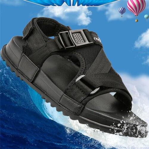 Men Sandals Summer Outdoor Breathable Casual Shoes Mens Beach Shoes Comfortable Light Slides Plus Size