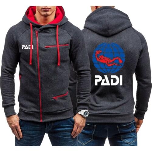 HOT Mens Hoodies With Mask Scuba driver Padi 2020 New Men Pocket solid Cotton Jogging Homme Pullover Streetwear Sudaderas Hombre